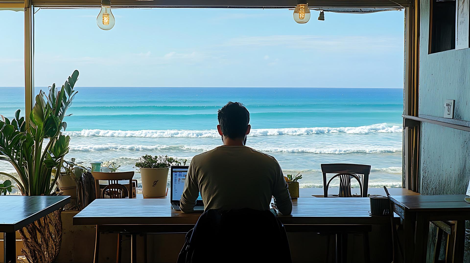 Schreiben mit Blick aufs Meer | Ghostwriter Agentur